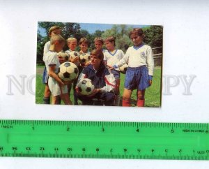 259893 USSR UKRAINE football soccer DINAMO KIEV Pocket CALENDAR 1990 year