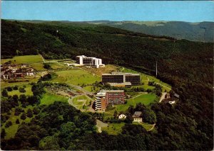 Bad Ems, Germany   BIRD'S EYE VIEW  Spa Area? RHINELAND~PALATINATE  4X6 Postcard