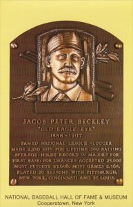 Jacob Peter Beckley National Baseball Hall Of Fame & Museum Cooperstown New York