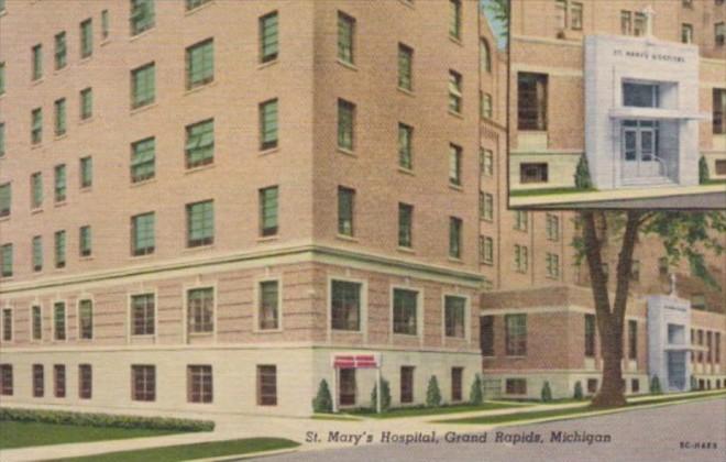 Michigan Grand Rapids St Mary's Hospital Curteich