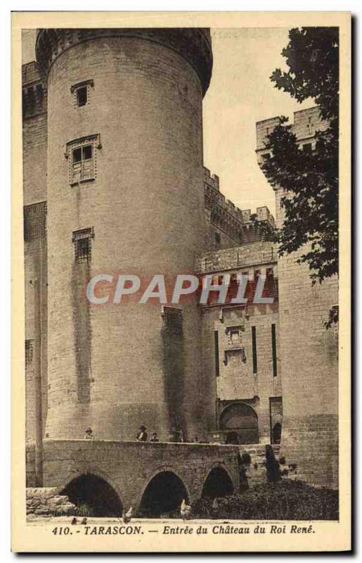 Postcard Old Tarascon Entree du Chateau du Roi Rene