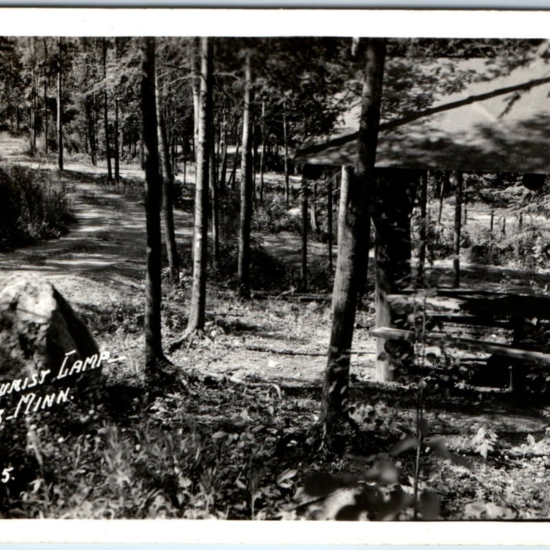 c1910s Orr, MN Public Tourist Camp RPPC Resort Real Photo Pelican Lake Minn A131 