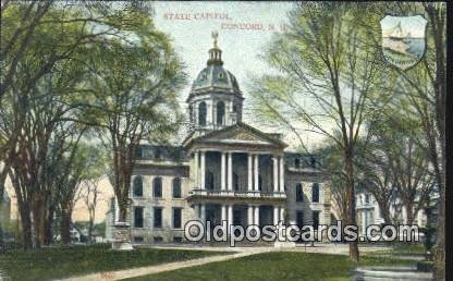 Concord, New Hampshire, NH State Capital USA Unused 