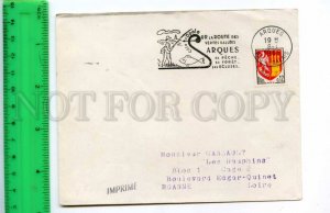 420528 FRANCE 1966 year FISHING Arques real posted COVER