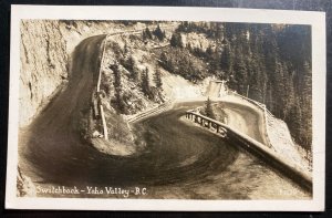 Mint Canada Real Picture Postcard Switchback Yoho Valley
