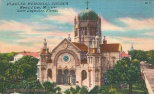 USA Flagler Memorial Church Howard Lee minster Saint Augustine Linen 07.36