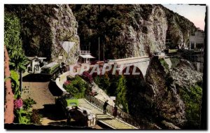 Menton - the Bridge St Louis - Modern Postcard