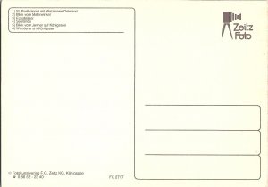 Multi-View Königssee St. Bartholomä Germany Continental Chrome Postcard