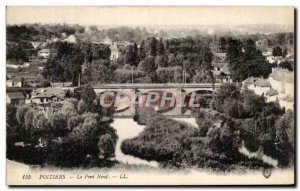 Old Postcard Poitiers Pont Neuf