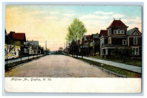 c1905 Mcgraw Avenue, Grafton West Virginia WV Unposted Antique Postcard
