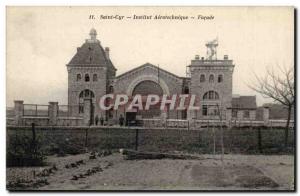 Saint Cyr Old Postcard Aeronautical Engineering Institute Facade