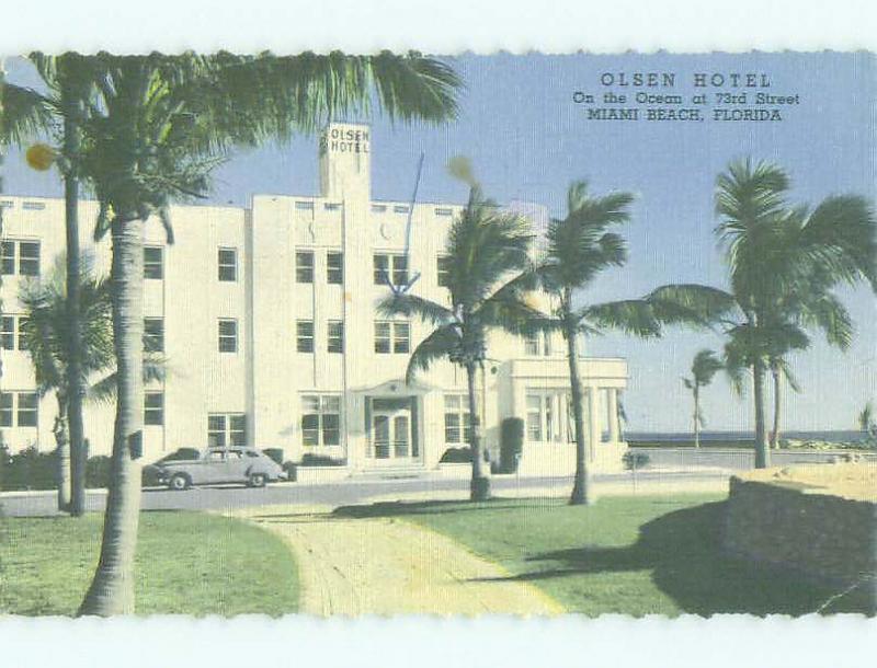 Linen OLSON HOTEL Miami Beach Florida FL HQ3629