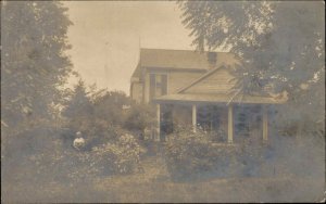 Beautiful Home - Hayward WI Wisconsin c1910 Real Photo Postcard