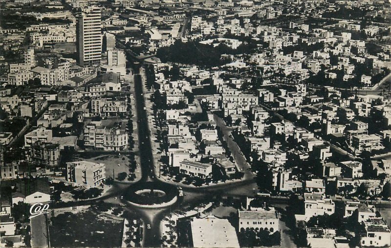 Morocco Postcard Casablanca Le Rond-Point d'Europe