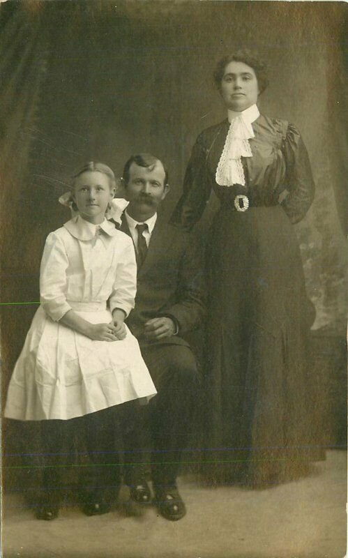 C-1910 Madeira California Samuel Crowden Family RPPC Photo Postcard 20-154