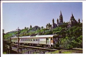 Canadian Pacific Railway Train, Parliament Buildings Ottawa, Ontario.