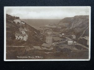Cornwall ST. AGNES Trevaunance Valley c1930's RP Postcard