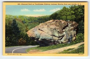 Nose End Rock Yonahlossee Highway Blowing Rock Linville North Carolina Postcard