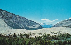 Famous Frank Slide Turtle Mountain Frank Alberta Canada