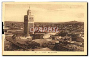 Old Postcard Tunis Vue Generale