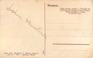 Romania Suceava Ruinele Cetatii 1930s postcard