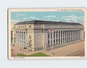 Postcard Post Office and Federal Building, Denver, Colorado