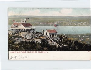 Postcard Casino And Power Station, Mt. Beacon, New York