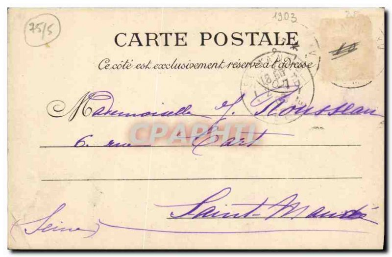 Old Postcard Paris Faculty Of Law