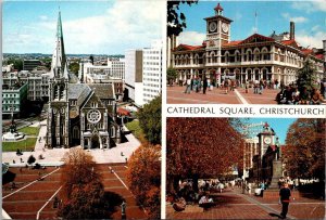 New Zealand Christchurch Cathedral Square 1985