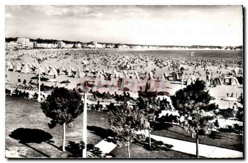 Old Postcard Royan The beach front boulevard Botton