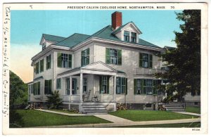 President Calvin Coolidge Home, Northampton, Massachusetts, Used 1974