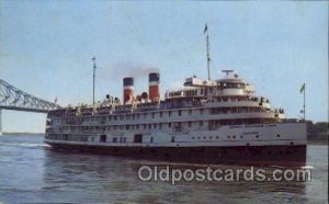 Saguenay Cruise Ship Canada Steamship Lines, Steamer Ship Postal Used Unknown 