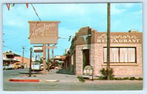 TOMBSTONE, Arizona AZ ~ Street Scene LONGHORN RESTAURANT 1973 Roadside Postcard