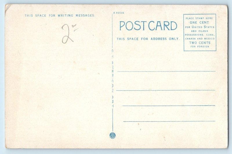 c1920 Albuquerque New Mexico Postcard Administration Building East View State