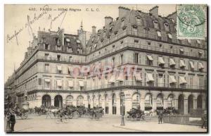 Old Postcard Paris Hotel Regina