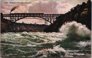 Canada Whirlpool Rapids Niagara Falls Vintage Postcard C033