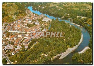 Modern Postcard The Picturesque Correze Beaulieu sur Dordogne Aerial view