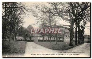 Postcard Abbey of Saint-Sauveur-le-Vicomte View d & # 39ensemble