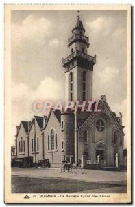 Old Postcard Quimper New Church Ste Therese