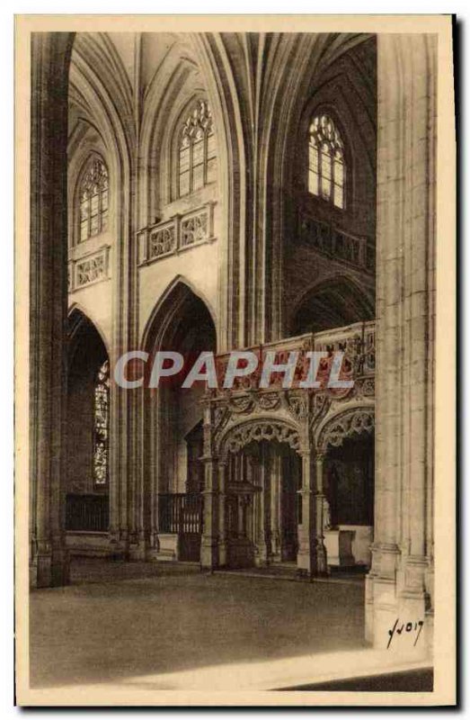 Old Postcard Brou Church Bourg La Nef