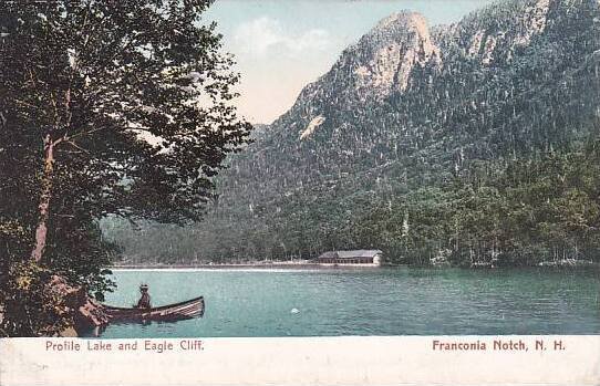 New Hampshire Franconia Notch Profile Lake And Eagle Cliff