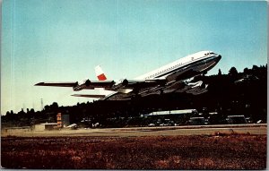 VINTAGE CAAC CIVIL AVIATION ADMINISTRATION OF CHINA AIRLINES 707 POSTCARD 38-160