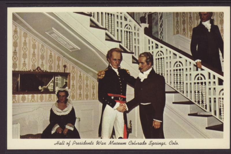 Andrew and Rachel Jackson,Hall of Presidents Wax Museum,Colorado Springs,CO BIN