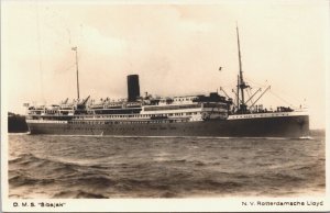 D.M.S. Sibajak NV Rotterdamsche Lloyd Ship RPPC 04.34