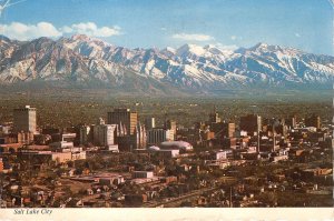 US11 USA Salt Lake City aerial view Utah 1972