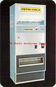 Advertising Card, Seeburg Choice-Vend 200 Converto, Pepsi Vending Machine Promo