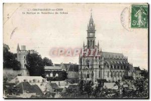 Chateauneuf sur Cher - The Basilica of Our Lady of Children - Old Postcard