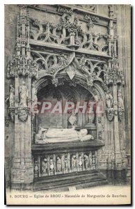 Old Postcard Bourg Brou Church Mausoleum of Margaret of Bourbon