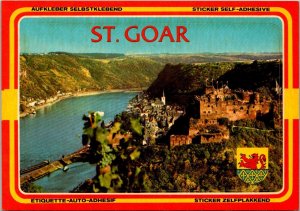 Germany St Goar With Rheinfels Castle 1981