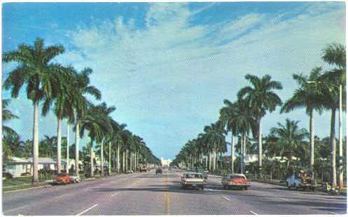 Hollywood Blvd, Hollywood By The Sea, Florida, FL, 1969 Chrome